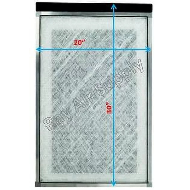 RAYAIR SUPPLY 20x30 Replacement Filter Pads Compatible with SolaceAir Air Cleaner 20x30 Refills (3 Pack) WHITE