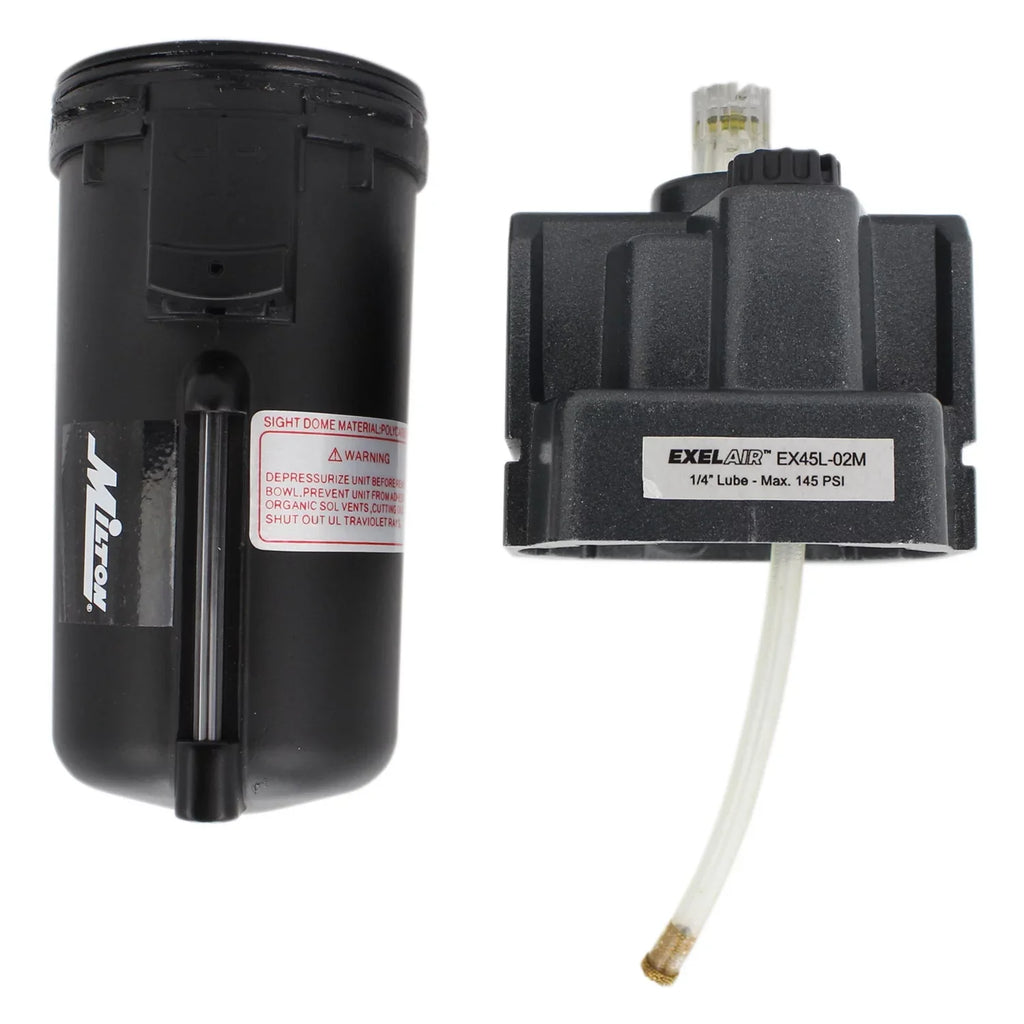 EXELAIR? by Milton FRL Air Lubricator - 1/4" NPT - Metal Bowl (EX45L-02M)