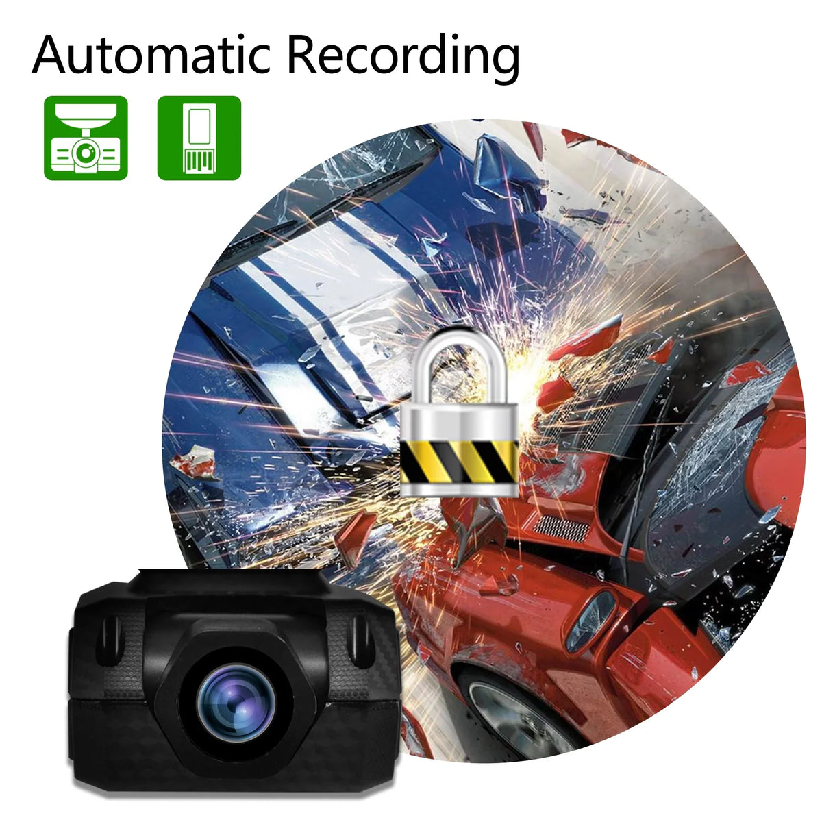 USB 1080P HD Dash Camera Car DVR Night Vision 170 Wide Angle Road Video Recorder Support ADAS Loop Recording