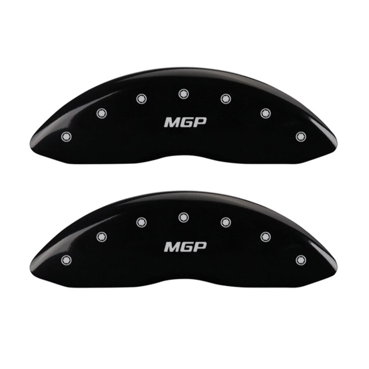 MGP 4 Caliper Covers Engraved Front & Rear MGP Black finish silver ch Fits select: 2013 CHRYSLER 300, 2012 CHRYSLER 300C LIMITED