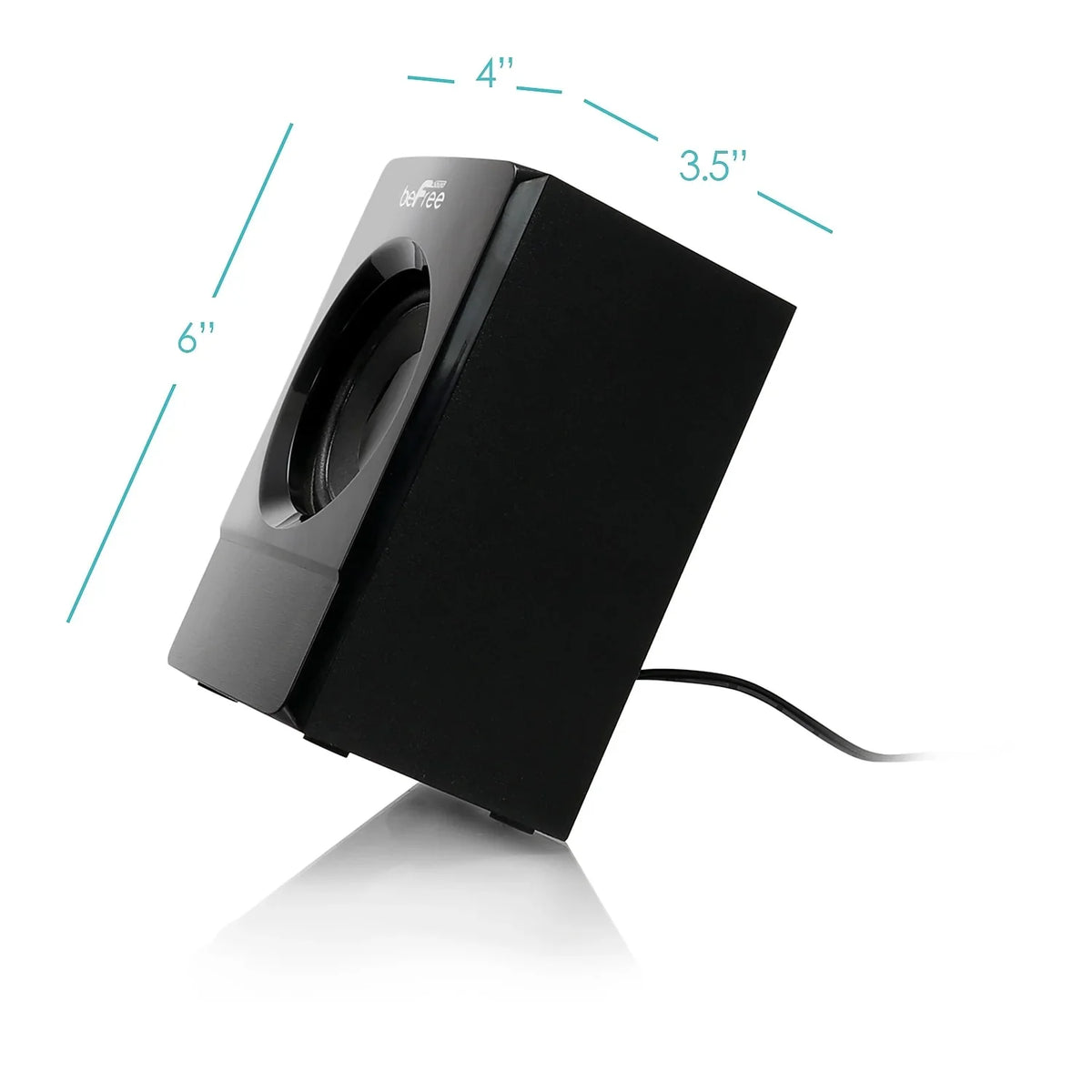 beFree Sound 93695498M 80 W 5.1 Channel Surround Sound Speaker Black (93695498M)