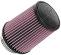 K&N Universal Clamp-On Air Filter: High Performance, Premium, Washable, Replacement Filter: Flange Diameter: 3.5 In, Filter Height: 6.5 In, Flange Length: 1.25 In, Shape: Round Tapered, RU-4630