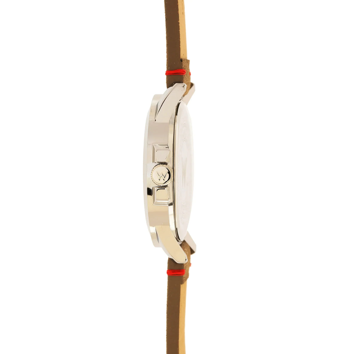 Wrangler 48mm Black Dial, Beige Strap Watch
