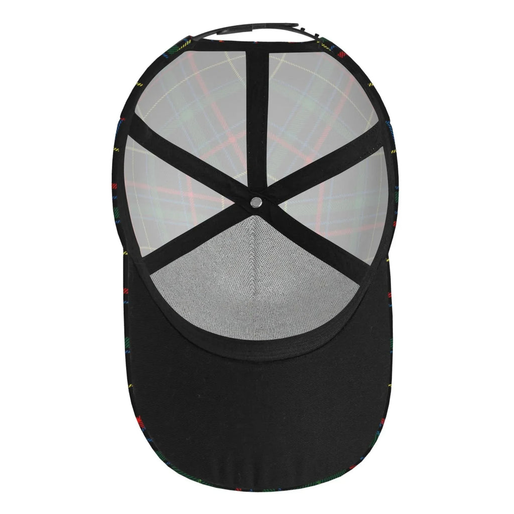 Balery Baseball Cap Adjustable Size for Running Workouts and Outdoor Activities All Seasons Dad Hat(Buffalo Plaid Dark Green)