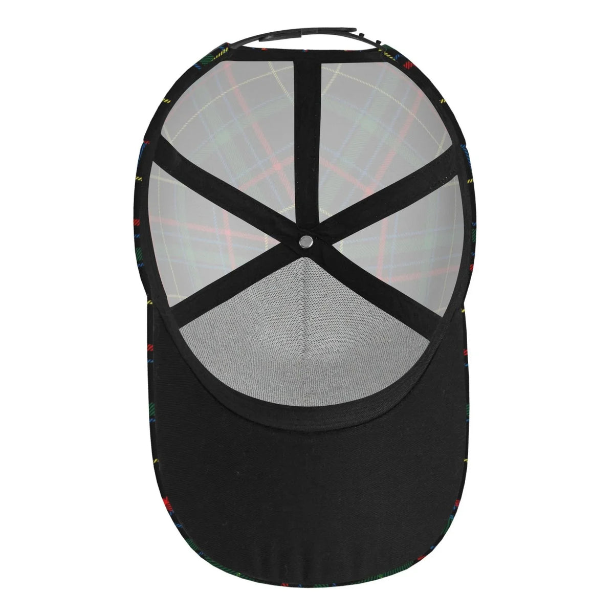 Balery Baseball Cap Adjustable Size for Running Workouts and Outdoor Activities All Seasons Dad Hat(Buffalo Plaid Dark Green)