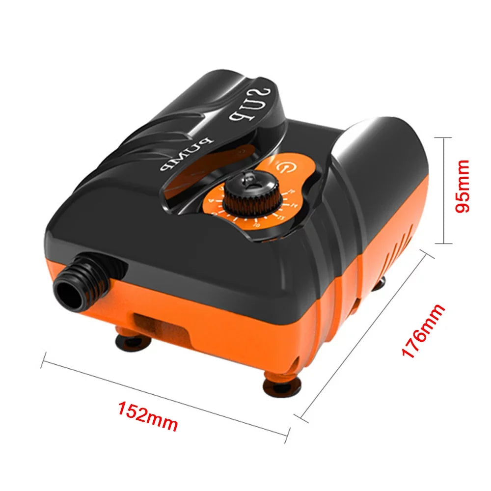 moobody Portable Electric Inflator 16PSI High Pressure Air Pump 110W for Paddle Board Air-filled Pool Boat