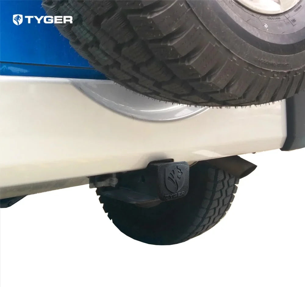 Tyger Auto TG-HC2J001B Hitch & Cover Kit Compatible with 2007-2018 Jeep Wrangler JK 2 Door & 4 Door Unlimited Factory Style 2 inch Rear Receiver Hitch Tow Towing Trailer Hitch