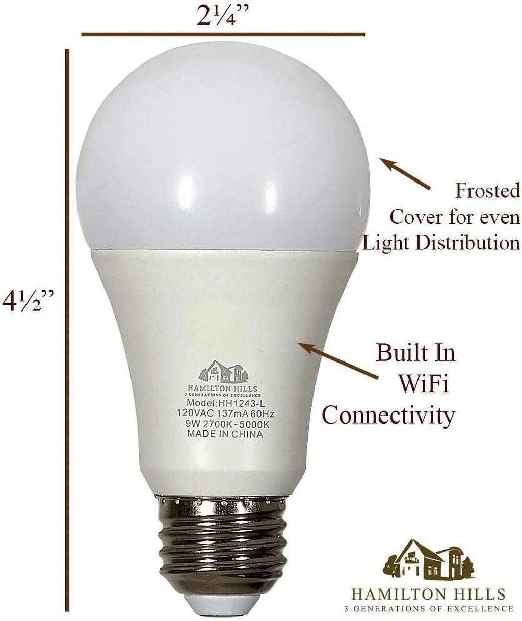Hamilton Hills Smart Traditional Bulb - LED Smart Home Certified