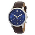 Fossil Neutra Chronograph Quartz Blue Dial Men's Watch and Bracelet Box Set FS6018SET