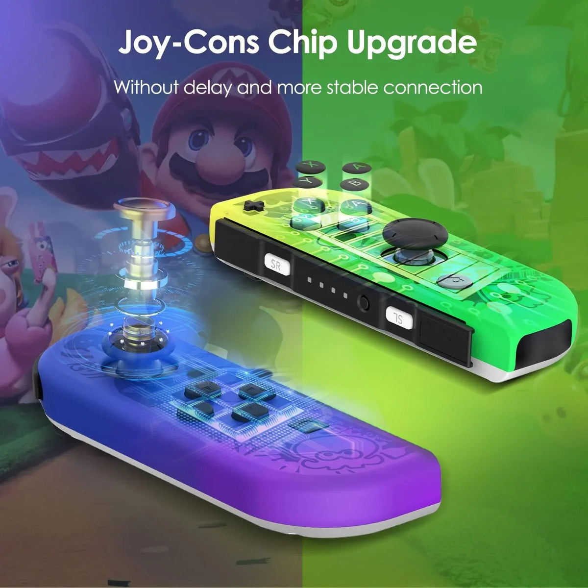 Nintendo Switch Controller,Wireless Controllers Joy cons Joy-Pad Joystick- Splatoon 3 Special Edition