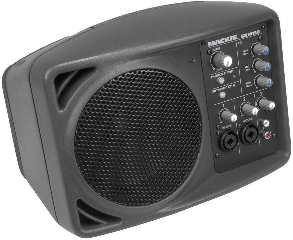 New Mackie SRM150 Powered Active PA Monitor Speaker + SRM-150 Travel Bag
