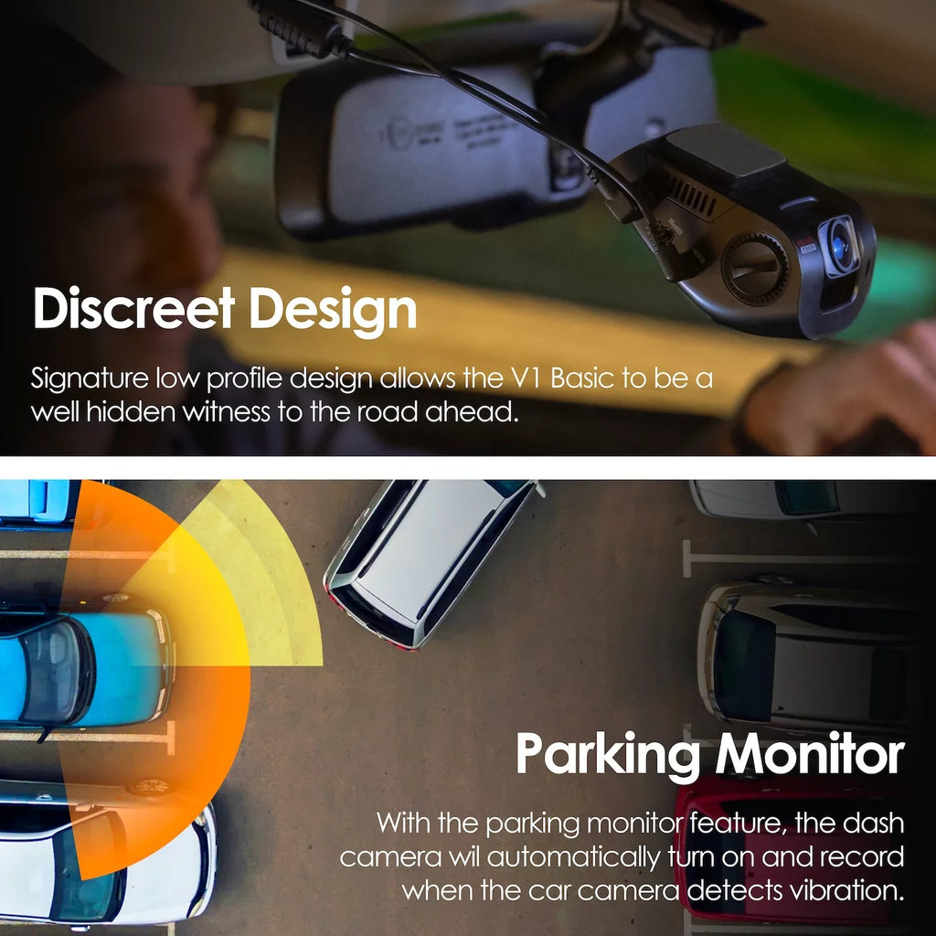 Rexing V1 Basic 1080p Single Channel Dash Cam