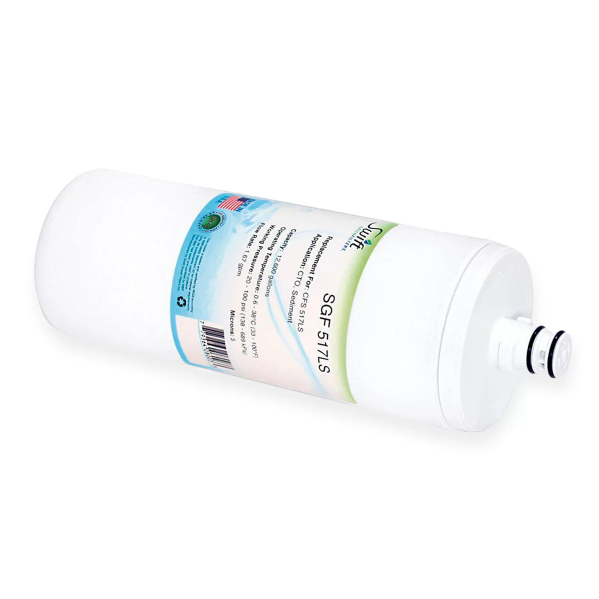 Swift Green Filters SGF-517LS Compatible Commercial Water Filter for CFS 517LS , Made in USA (Pack of 2)