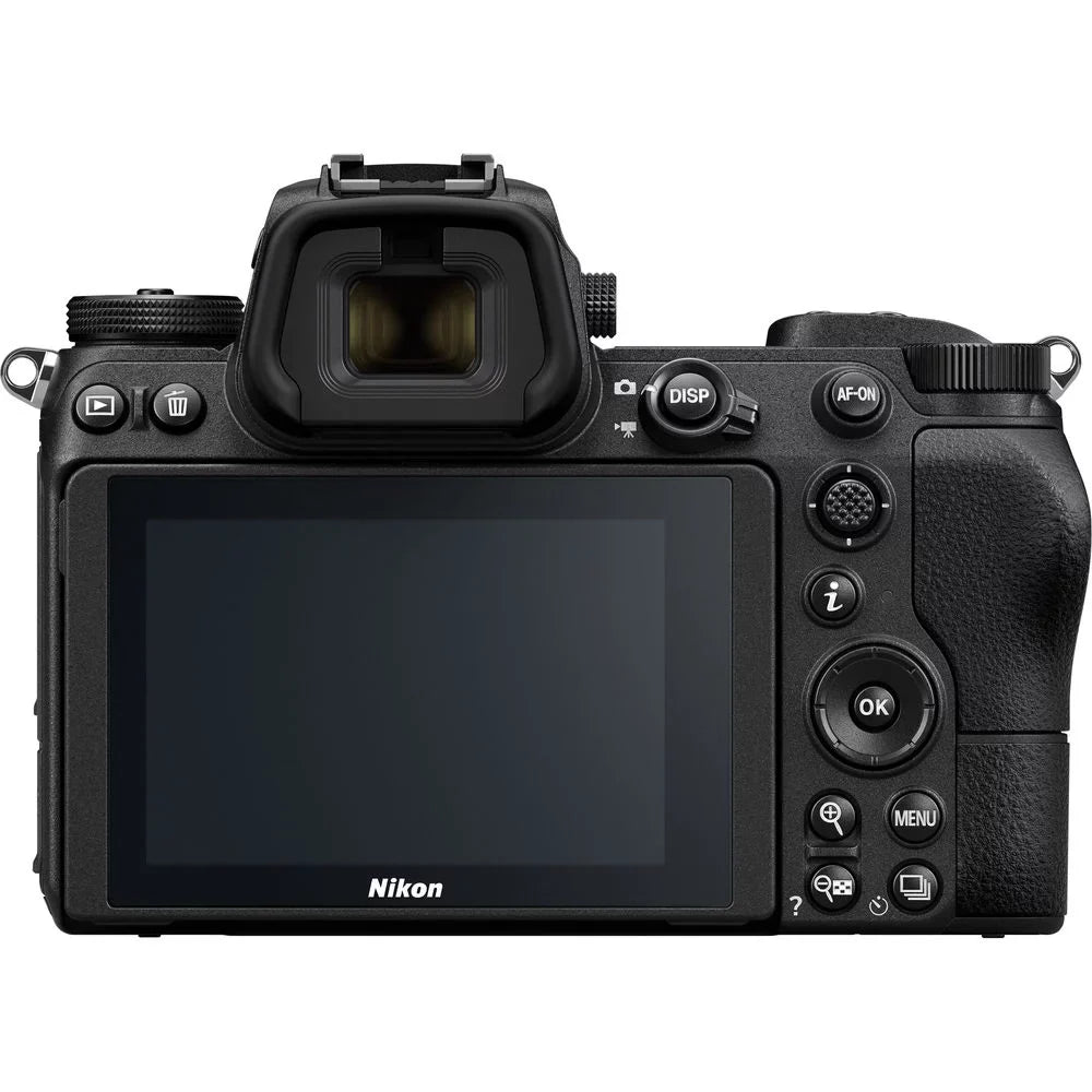 Nikon Z6 Mirrorless with 50-250mm f/4.5-6.3 VR Lens + 24mm f/1.8 S Lens + 64GB Storage + UV Filter + Backup Battery + Case + Cleaning Kit - International Version
