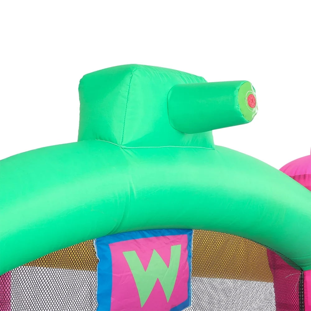 SalonMore Air-filled Bounce House with Blower,Pool & Water Slide & Splash,Multi-color Tank