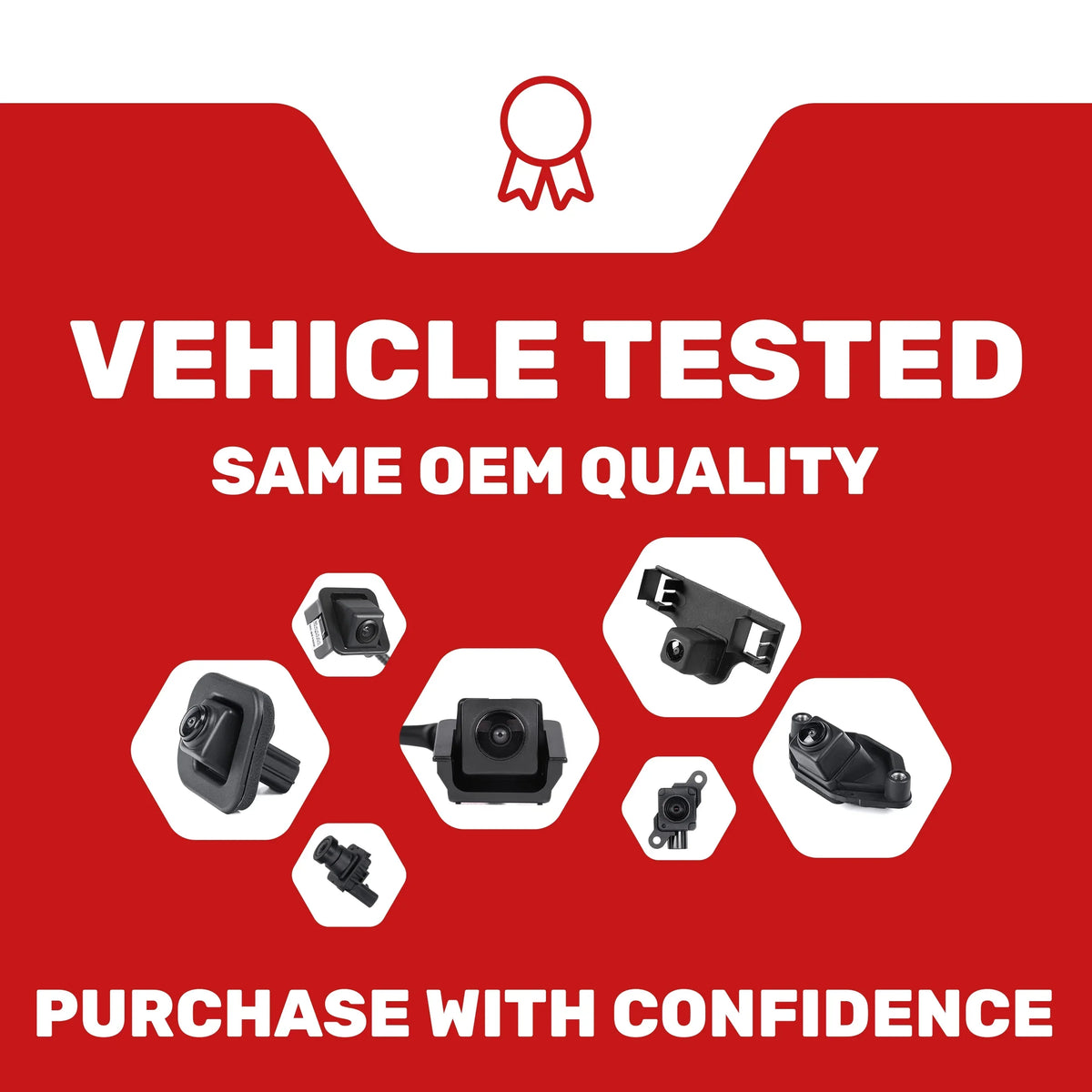 Master Tailgaters Replacement for Dodge Ram (2009-2012) Backup Camera OE Part # 56054164AD, 56054164AA, 56054164AB, 68044906AE, 68044906AA, 68044906AB, 68044906AC, 56054041AA, 56054041AB, 56054041AC