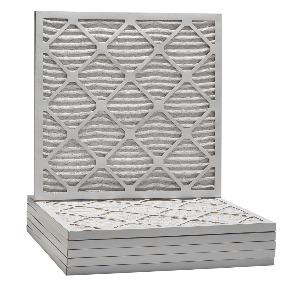 Aerostar 25x25x1 MERV 8, Pleated Air Filter, 25x25x1, Box of 6, Made in the USA