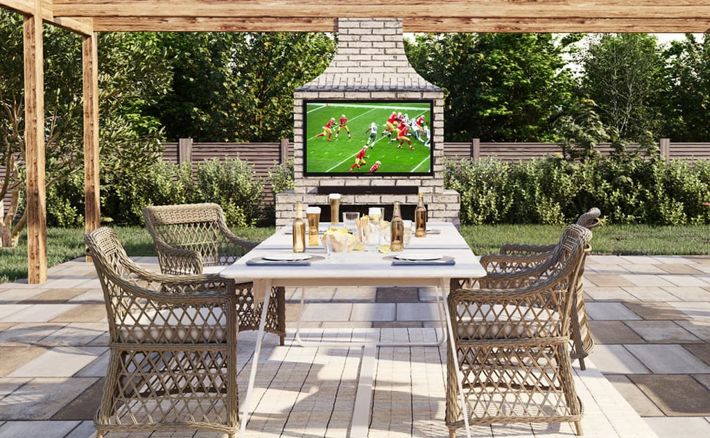 Furrion FDUP55CBS 55" Partial Sun Series Outdoor Weatherproof 4K UHD TV with an Additional 2 Year Coverage by Epic Protect (2021)