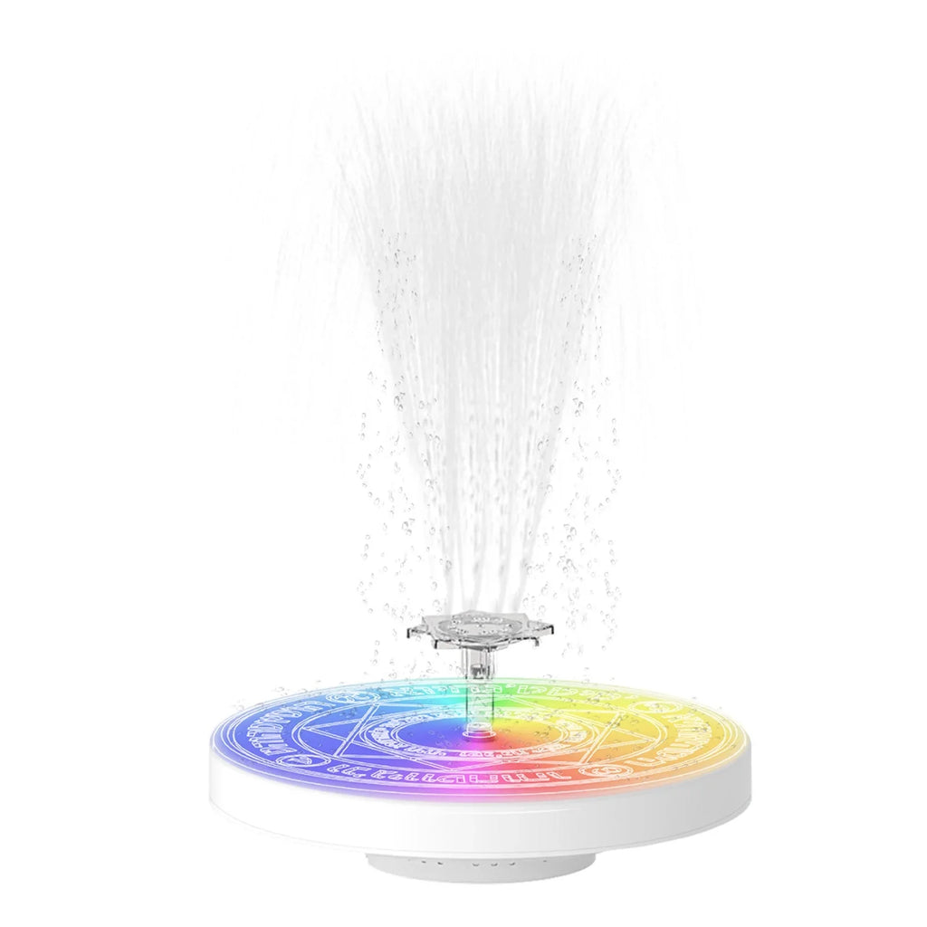 moobody Fountain Light with Remote Control Solar Powered LED for Pond Decor
