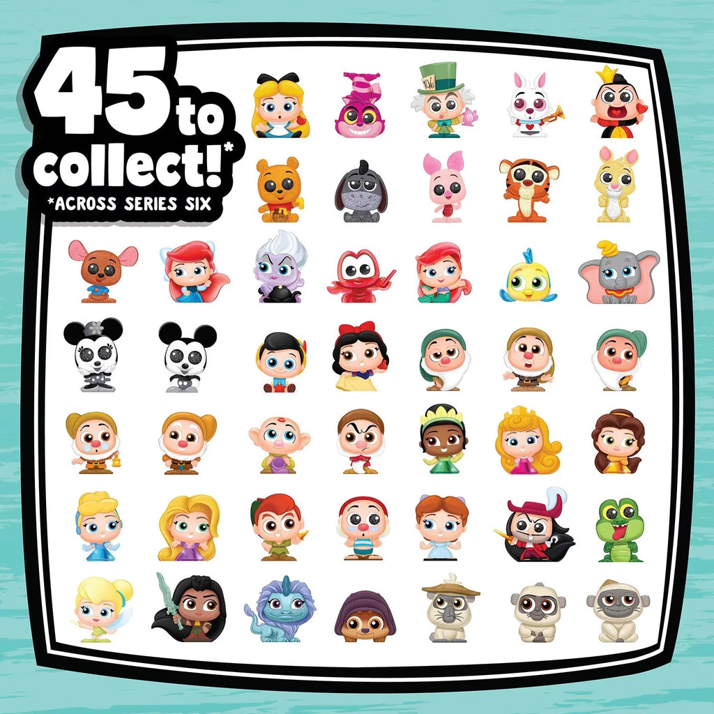 Disney Doorables Multi Peek Series 6 Jeweled Disney Princess Characters, Includes 5, 6, or 7 Collectible Mini Figures, Styles May Vary, Officially Licensed Kids Toys for Ages 5 Up, Gifts and Presents