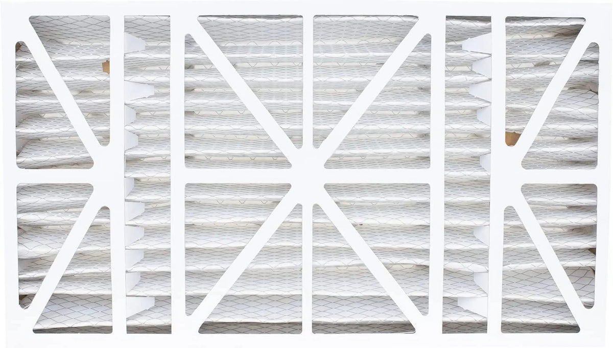 Filterbuy 15.75x27.63x3.50 MERV 8 Pleated HVAC AC Furnace Air Filters for Aprilaire Space-Gard 104/2140 (4-Pack)