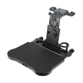 Multifunctional Car Back Seat Table: Adjustable Travel Tray with Phone Holder - Foldable, Ideal for Working, Writing, Eating - Convenient Black Design