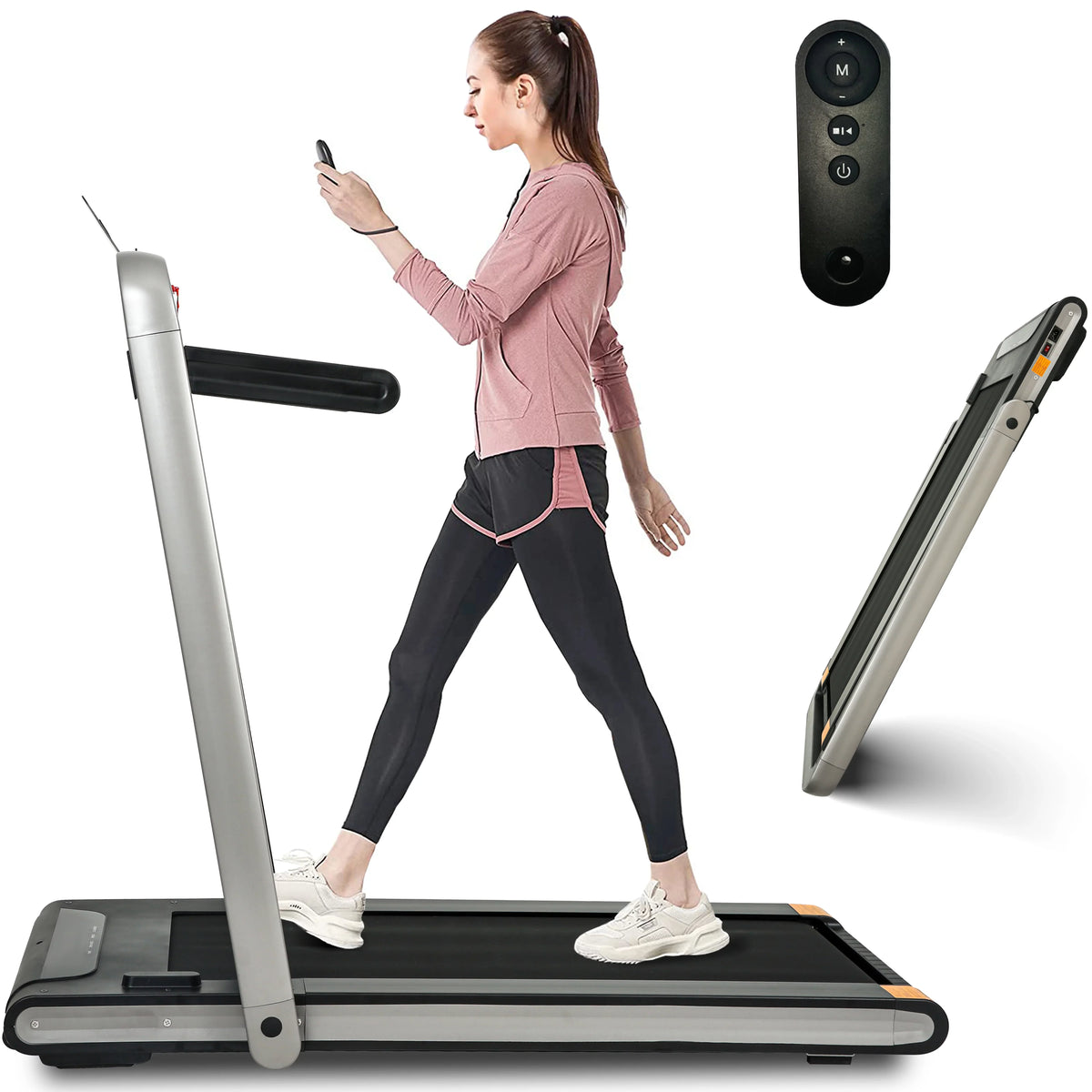 Compact Under Desk Treadmill - 79.4 - Stay active anytime, anywhere with our versatile under desk treadmill!