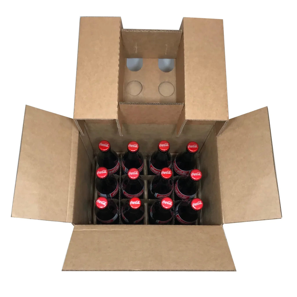 Mexican Coke Authentic Real Cane Sugar Sweetened 12/12 fl. oz. (355ml) Glass Bottle Case (12-Pack)