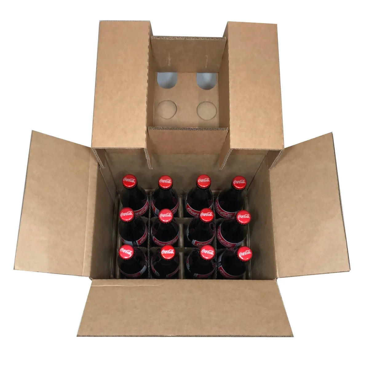 Mexican Coke Authentic Real Cane Sugar Sweetened 12/12 fl. oz. (355ml) Glass Bottle Case (12-Pack)