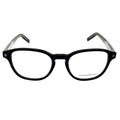 Ermenegildo Zegna EZ5169 Full Rim Round Shiny Black/Shiny Black and Crystal Eyeglasses