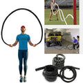 Battle Ropes 1.5 inch 30 ft - Polyester Workout Rope Heavy for Home Body Workouts Building Muscle, Black