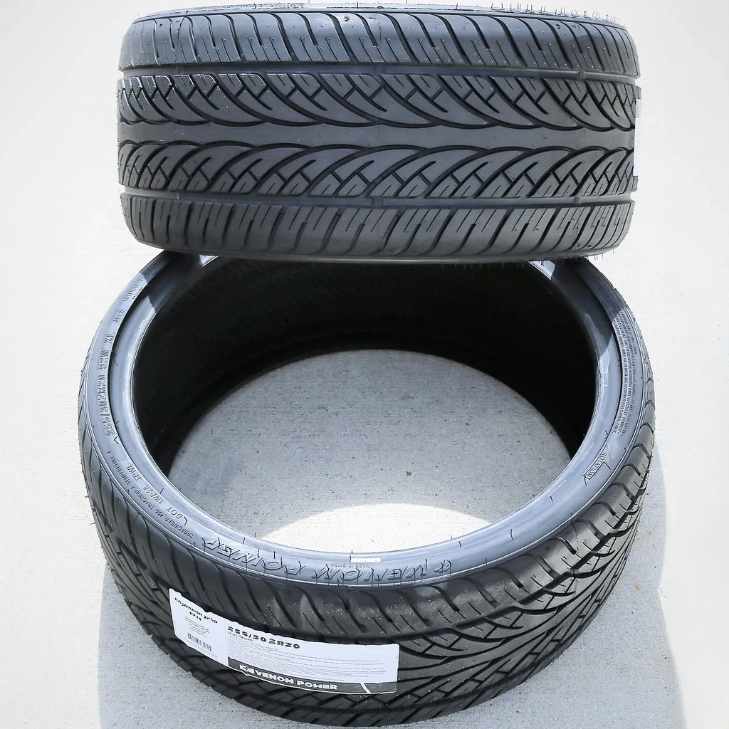 Pair of 2 (TWO) Venom Power Ragnarok Zero 255/30R20 ZR 92W XL A/S Performance Tire Fits: 2016-23 Audi TTS Quattro Base