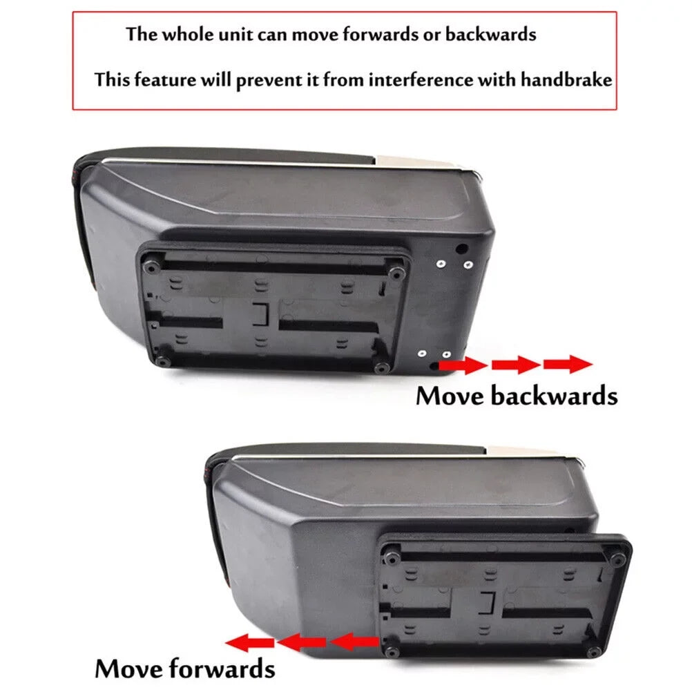 Armrest Parts For Ford Fiesta 2011-2019 Console Storage Box Arm Rest Cup Holder