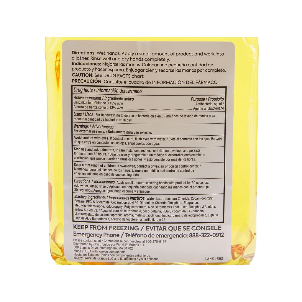 COASTWIDE J-Series Antibacterial Foam Hand Soap Citrus 1200 mL 2/Carton CWJSR-CIT
