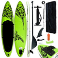 Walmeck Blow-up Paddleboard Set 126"x29.9"x5.9" Green