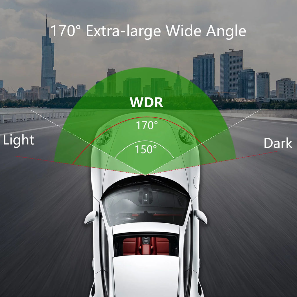 USB 1080P HD Dash Camera Car DVR Night Vision 170 Wide Angle Road Video Recorder Support ADAS Loop Recording