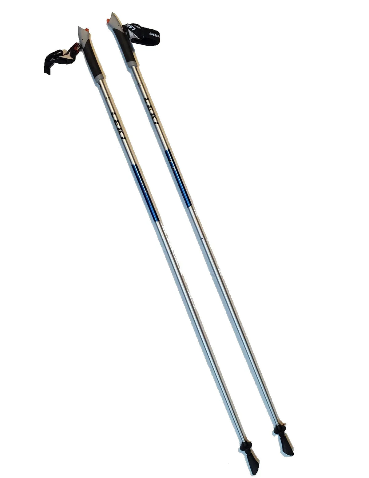 LEKI Nordic Walking Hyper Carbon Series Pole Blue 100cm / 40in