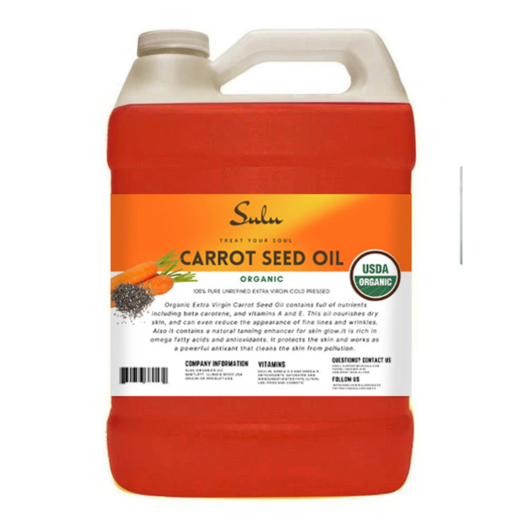1 Gallon 100% Pure High Quality Carrot Seed Oil Certified Unrefined Carrier Oil