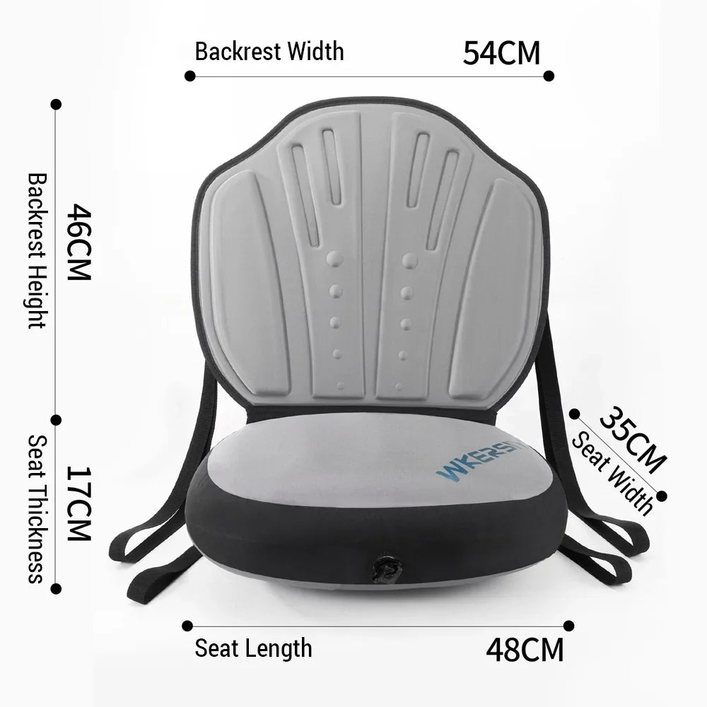 Dadypet Air-filled Paddle Board Seat - Detachable and Adjustable for Kayaking