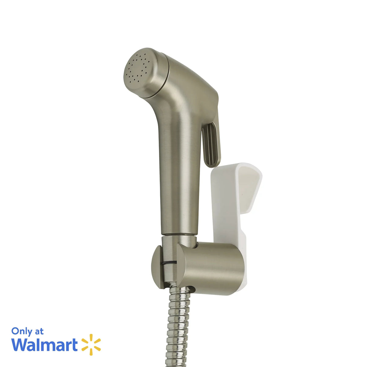 Brondell Rinslet Hand-Held Bidet in Brushed Nickel Finish, Silver