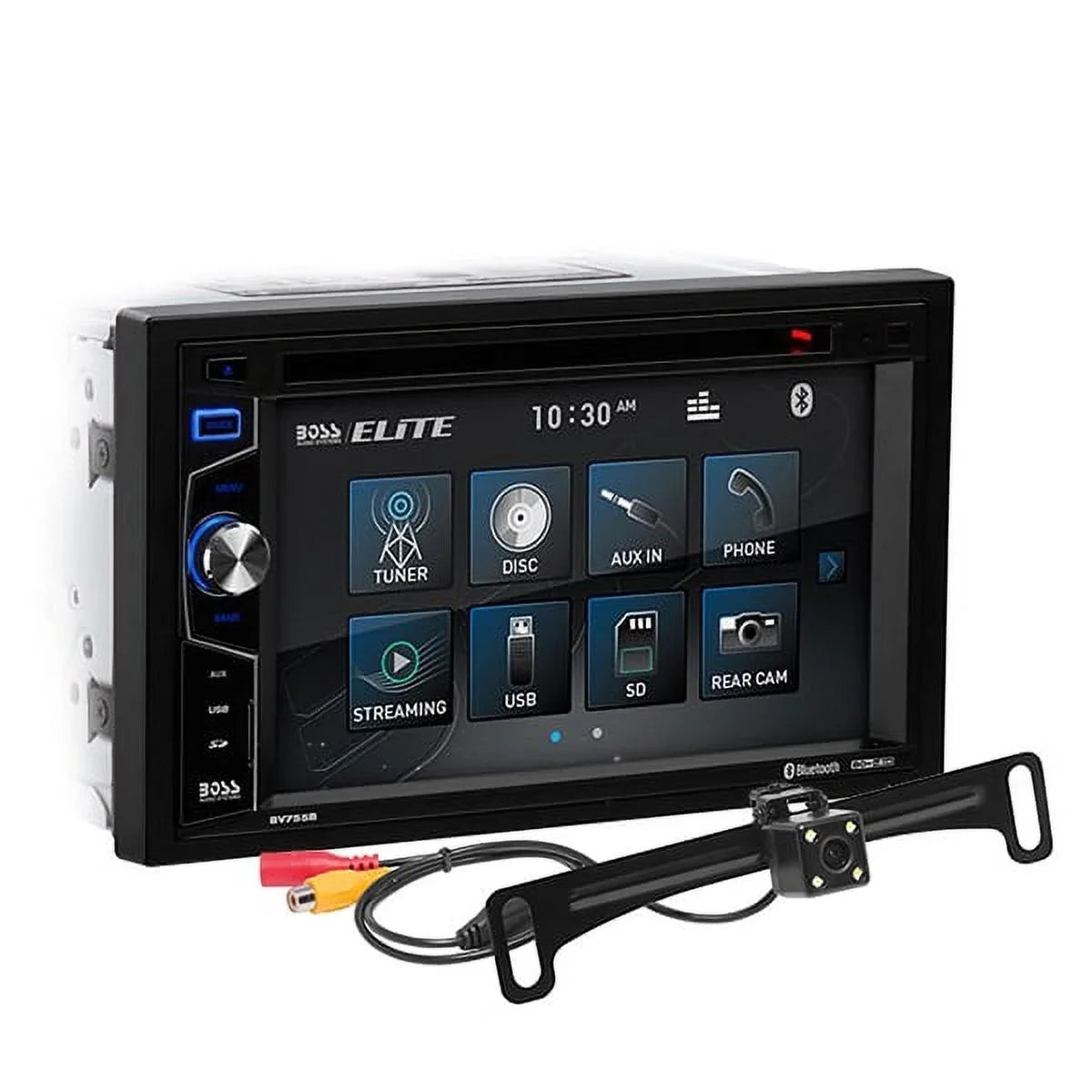 Quinn Acoustics QC678 Automotive License Plate Bracket Type Rearview Backup Camera