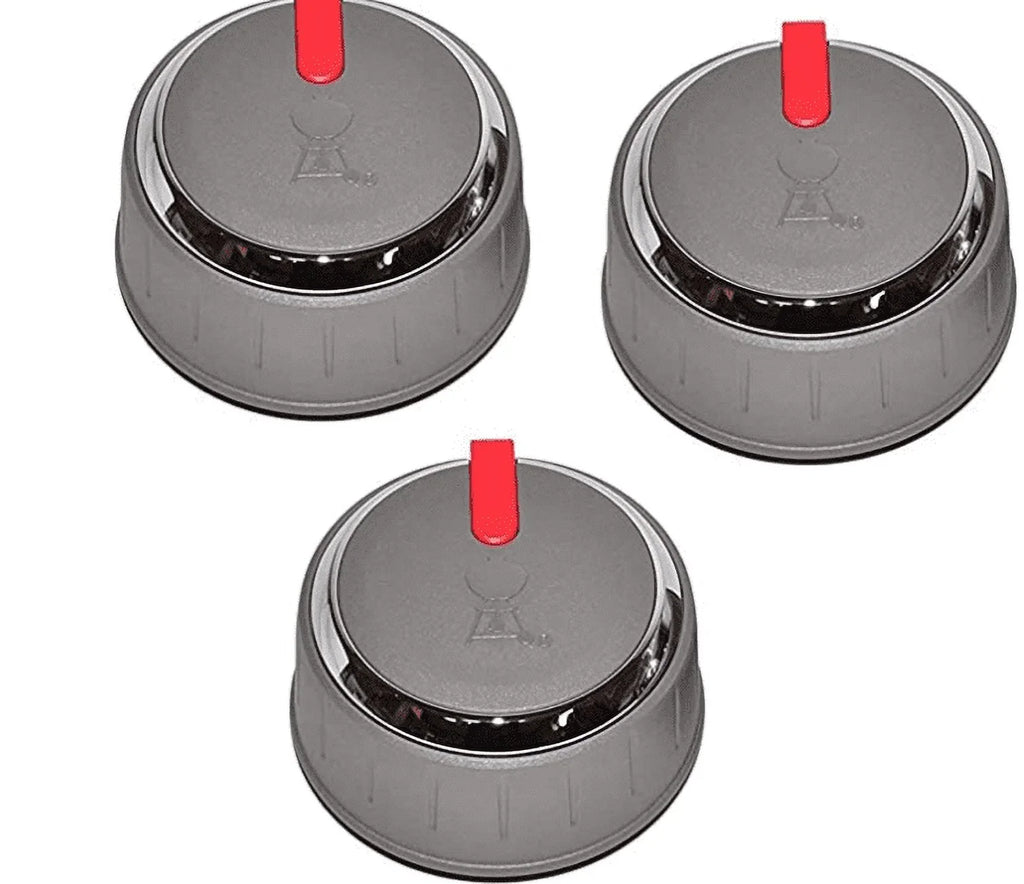Weber 66047 3 Piece Knob Kit for 2019 and Newer Genesis II E/ES 310/610 Series Grills