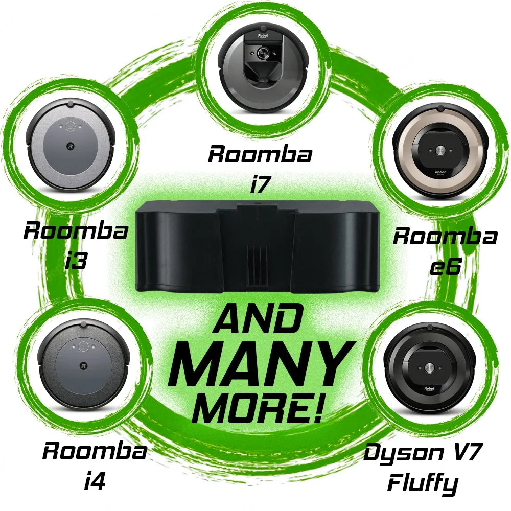 Banshee CS-IRB730VX-01 ABL-D1 Battery for iRobot Roomba i7 Roomba i7+ Roomba e5 7150 Roomba 7550 New