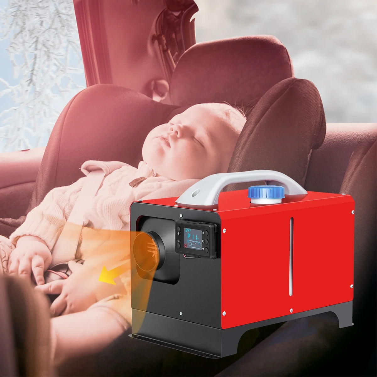 VEVOR brand Diesel Air Heater, 5KW 12V Parking Heater, 485853044