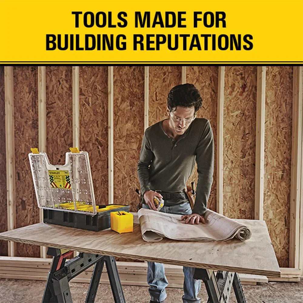 Stanley 3-In-1 Detachable Rolling Mobile Tool Box Lockable 24.78 x 18.85 x 10.63 In