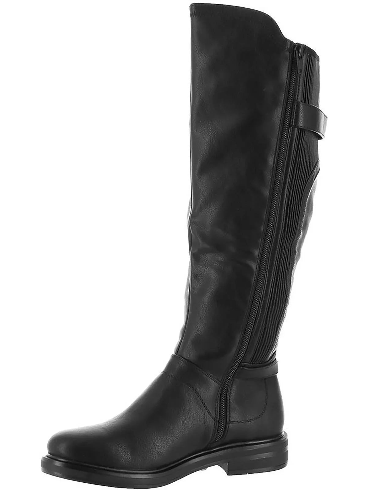 White Mountain Womens MEDITATE Faux Leather Block Heel Knee-High Boots