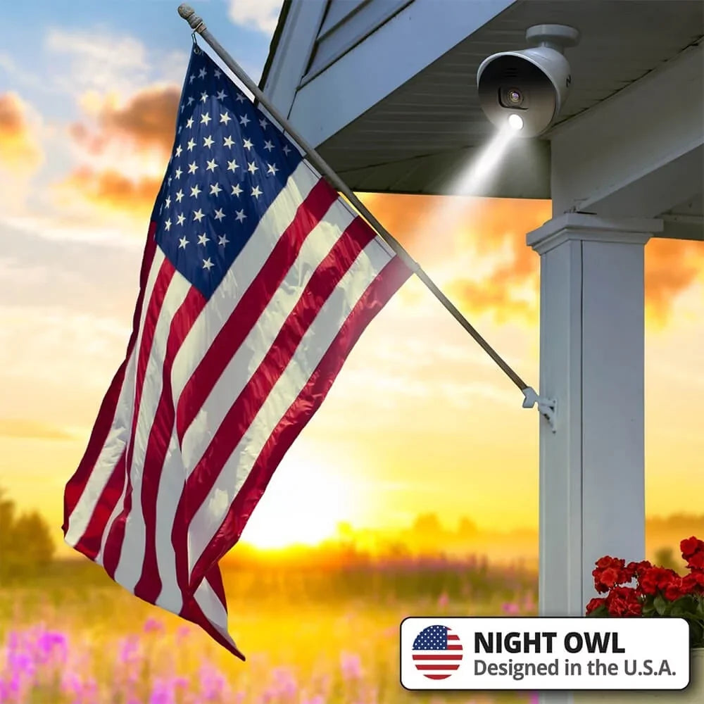 Night Owl BTD2818LSA BTD2 Series Bluetooth 8 Channel 1080p DVR & 8 x 1080p Light Cameras with Audio