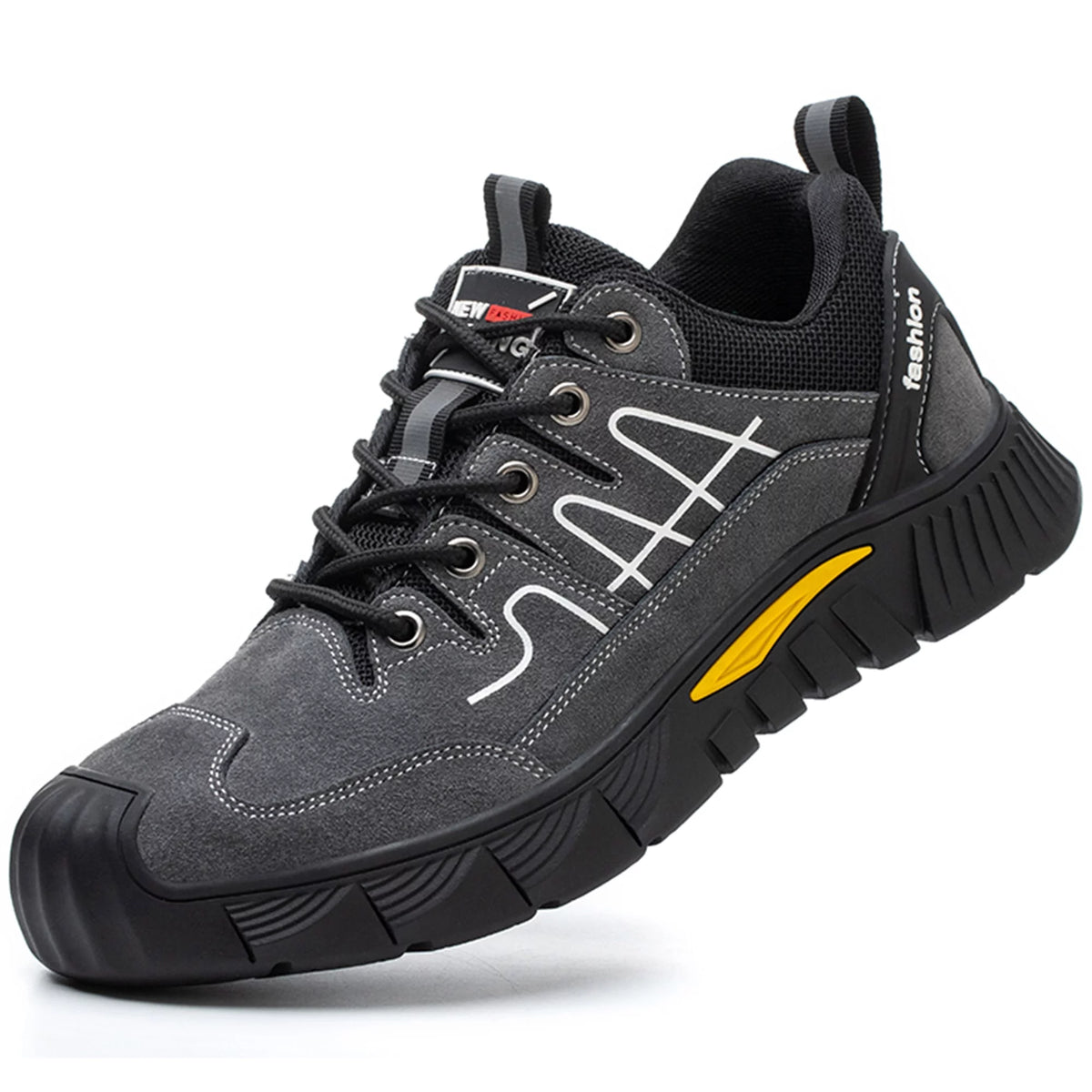 Tanleewa Steel Toe Work Safety Shoes for Men Lightweight Sneakers Shoe Size Men9.5/Women10.5