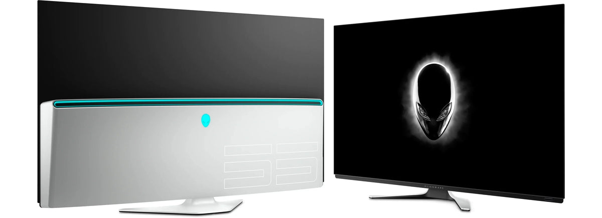Open Box DELL Alienware 55" UHD 4K OLED Gaming Monitor True Life Colors AW5520QF - Black