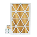 3 Pack of 16x24x2 MERV 11 Pleated 2" Inch Air Filters by Glasfloss. Actual Size: 15-1/2 x 23-1/2 x 1-3/4